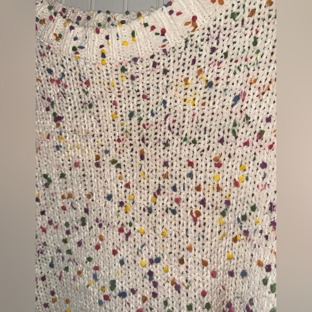 Seven7 Multicolor Speckled Confetti Women's cozy Sweater - Picture 2 of 7